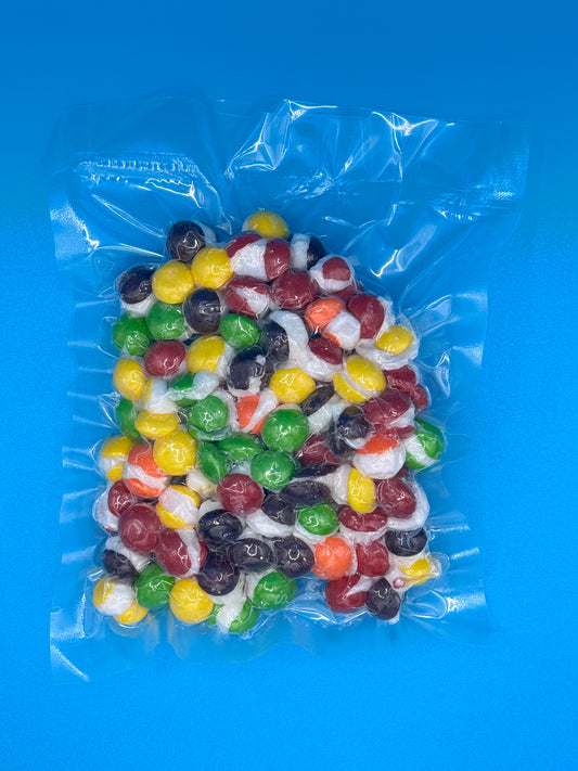 Freeze-dried rainbow candies, Small sample bag.