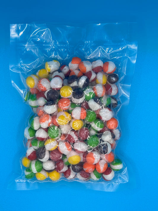 Freeze-dried rainbow candies, Medium-size bag.